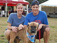 Couple with Dog